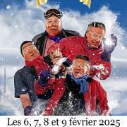 Affiche la bande de liegeois au ski trianon